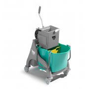 NICK trolley med 28L spand og O-Key vrider. gr