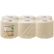 Jumborulle, 2-lagers, Mini, 180m x 8,9cm, 19cm, 100% tervunnet papper, 12 st.