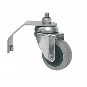 Purewash/Mosmatic Rustfri Hjul inkl. beslag 60mm til Overfladerenser 300/410mm.