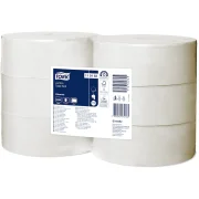 Tork Advanced Jumborulle 1-lags Midi, hvid. 500 m. 6 rl.