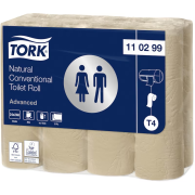 Tork 110299 Toalettpapper Avancerat, naturligt, 2-lagers, 24 rullar.
