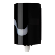 Megamini dispenser for midi towel roll, black plastic
