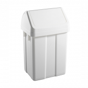 Affaldsspand, hvid 12 L. med svinglg