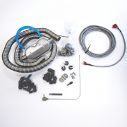 Fittings, hoses and screws for installation of Hotwater PRO heater