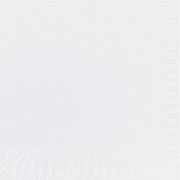 Duni Servetter 3-lagers 1/4-vikt, vit 33x33cm. 1000 st.