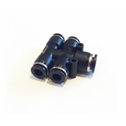 Push-Fit 4-Way T Connector for 4 Jet Brushes