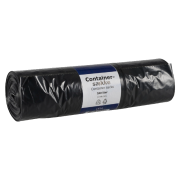 Containersk, sort, 240L., 124x151cm 40 my. 100 stk.