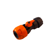 Valved QRC hozelock type connector 1/2