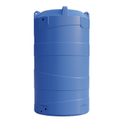 Cylindrisk vattentank, vertikal bl� 50 L.