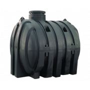 Vattentank fr underjordisk installation, svart