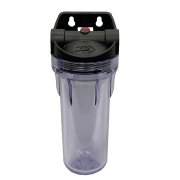 Filter housing with bracket 2.5x10