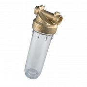 Filterhus Messing top med 3/4