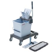 Vileda UltraSpeed Pro Kit: vogn, 25 L spand, presse m/hndtag