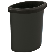 Insats till rund soptunna, svart, 6 liter