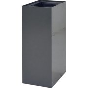Waste bin, V-Part, dark grey, modular, 60 l