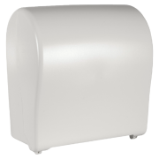 H�ndkl�derulle Dispenser, 20x30x34cm, hvid plast