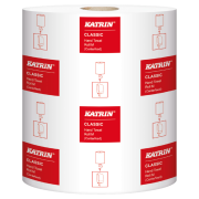 Katrin 485049 Classic Hndklderulle, 1-lags, Midi, hvid, 6 rl.