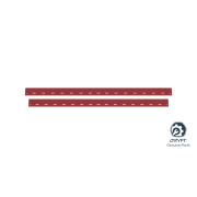 Dryft Suction lip set Linatex, uneven floor (1 front 1 rear)