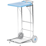 Affaldsstativ, med fod-/hndbetjent lg til 100 ltr. skke