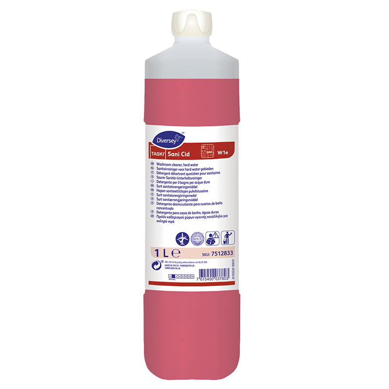 TASKI Sani Cid 1 ltr. - Sanitetsrengøring / Toilethygiejne - NOWAS A/S