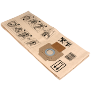 Nilfisk Dammsugarpsar av papper, fr IVB 3 (5 st.)