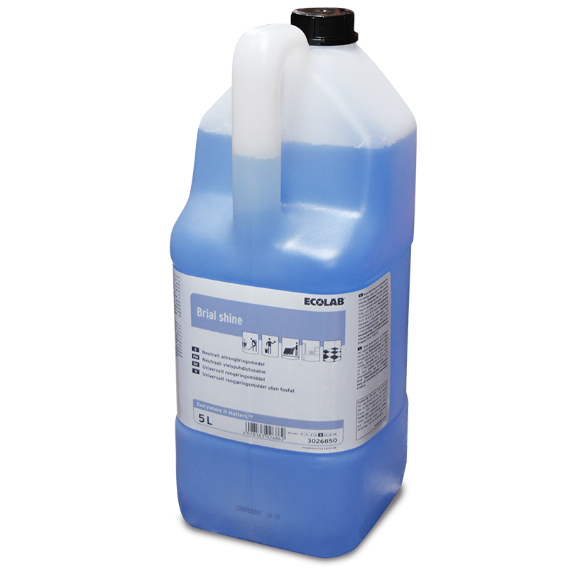 Ecolab Brial Shine 5 L. - Universalrengöring - NOWAS.SE