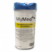 Hygiejneservietter MyMed+, overflade desinfektion 100 stk.
