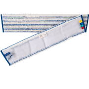 Microfiber mop with Velcro. blue/white 60 cm.