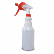 Spray bottle with red trigger 750 ml.