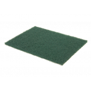Hand scouring nylon 15x23x0.8 cm. Green, 10 pcs.