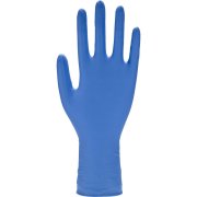 Classic Engangshandske, nitril, pudderfri, ekstra lang, bl, 100 stk