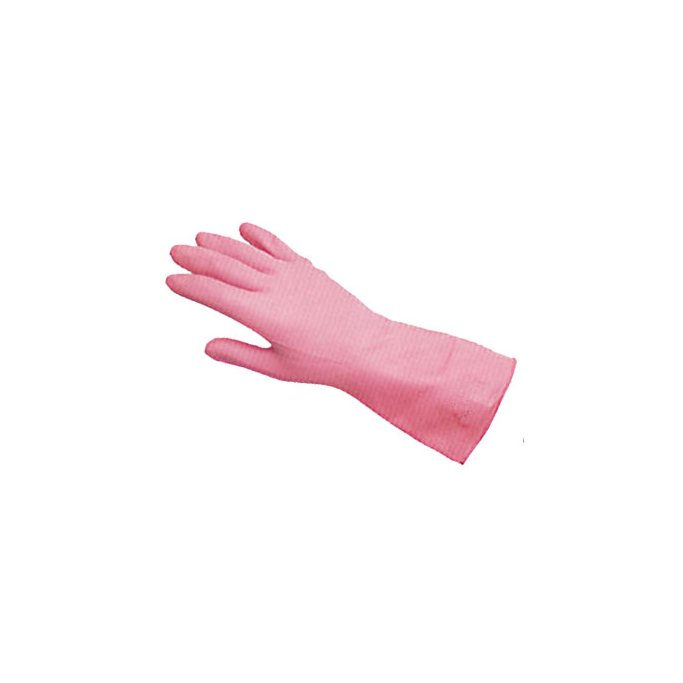 Latex handske, lyserød & - NOWAS A/S