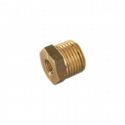 Nippelmuffe Kort - Messing, 1/2