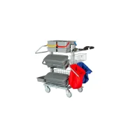 Tina Trolley 402016 Exklusiv vagn, 4 x 6L hinkar och 2 x moppl�dor