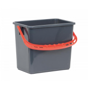 Rengringsspand 6 ltr. Gr m. rd hndtag