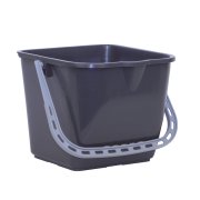 Bucket 15 ltr. with handle, grey