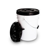 Vaskespand 20 L. komplet st med anti-snavsgitter, lg og spand