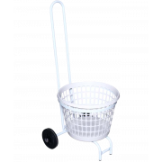 Rund vaskerivogn med hndtag