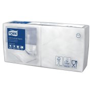 Tork 509525 Soft Cocktailserviet, 3-lags, 24x24cm, hvid, 12 x 200 stk