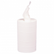 Hndklderulle Mini, nyfiber 2-lags 72m hvid. 12 rl.