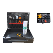 Toolbox for clean water systems incl. spare parts box for Gardiner telescopic rods without nozzles