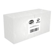 Servett, 24x24 cm. 1-lagers, vit 9x500 st.