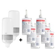 Komplet pakke 2 - Tork Sbedispenser S1 inkl Alcogel Hnddesinficering