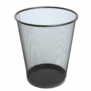 Papirkurv, metal, sort 16 ltr.