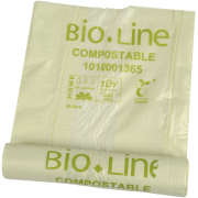 Biosck, Bio-Line, 120 l, transparent grn, 80x110 cm, 8 rullar