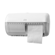 Tork 557000 Dispenser til toiletruller, Hvid Twin T4