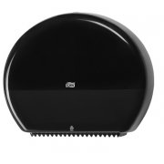 Tork 554008 Dispenser til jumbo toiletruller Sort T1