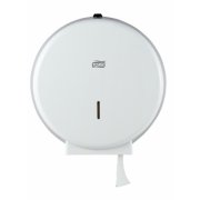 Tork Dispenser til Jumbo toiletruller, Metal, Hvid T1