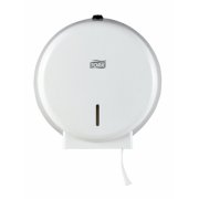 Tork Dispenser til Jumbo mini toiletruller, Metal, Hvid T2