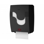 Megamini Dispenser til hndklderuller, elektronisk, sort